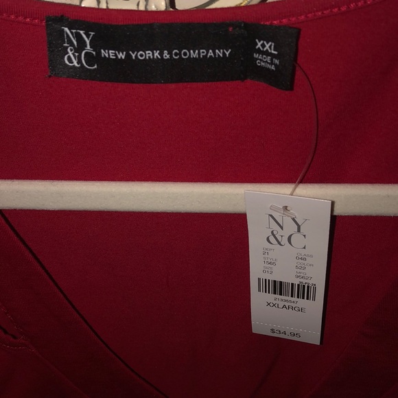 NWT NY&C Long Sleeve Top - Picture 2 of 4